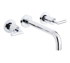 Grupo de lavabo empotrado caño 22 cm Cromado Ixo